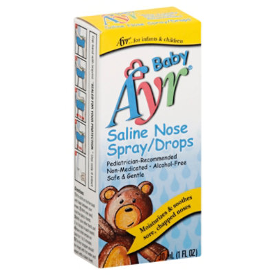 Ayr Babys Saline Nose Spray Drops - 1 OZ - Image 1