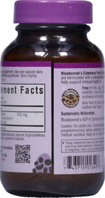 Bluebonnet Elderberry Fruit Extract - 60 CT - Image 5