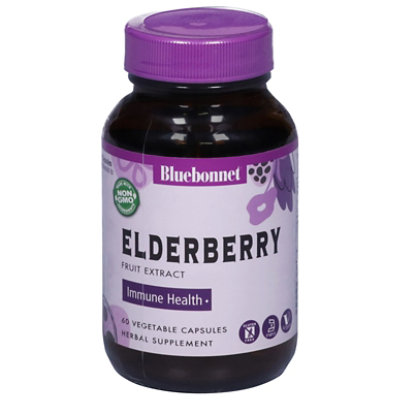 Bluebonnet Elderberry Fruit Extract - 60 CT - Image 1