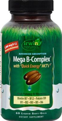 Irwin Naturals Mega B Complex - 60 CT - Image 2