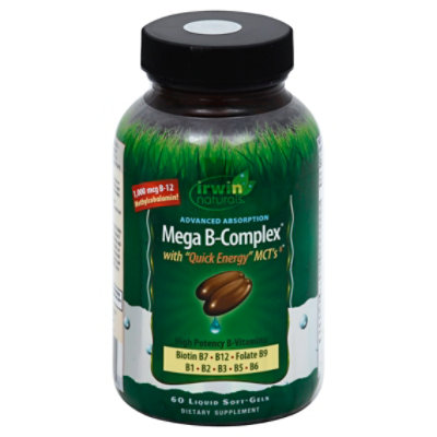 Irwin Naturals Mega B Complex - 60 CT - Image 1
