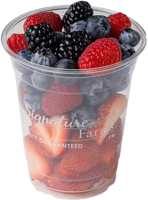 Fresh Cut Mixed Berry Cup 8oz - 8 OZ - Image 1