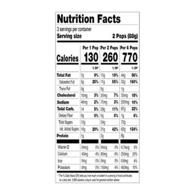 Goodpop Cookies N Cream Organic Gluten Free  Ice Cream Bars - 6 Count - Image 4