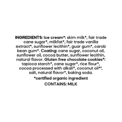 Goodpop Cookies N Cream Organic Gluten Free  Ice Cream Bars - 6 Count - Image 5
