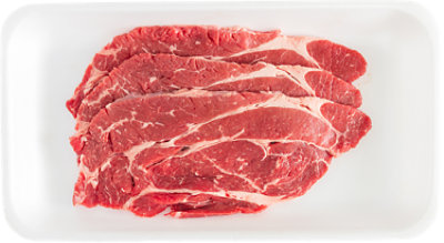 Choice Beef Chuck Steak Wfr Thin - LB - Image 1