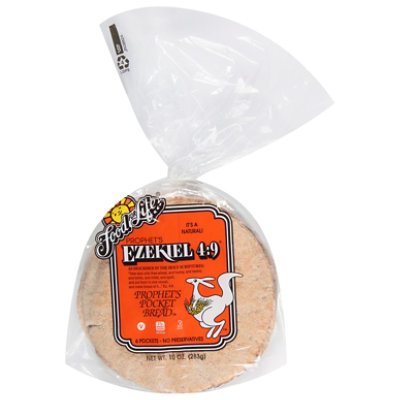 Food For Life Ezekiel 4:9 Whole Grain Pocket Bread - 10 Oz - Image 2