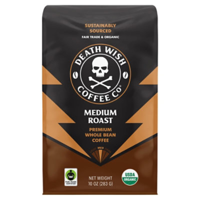 Death Wish Coffee Medium Roast - 10 OZ - Image 2