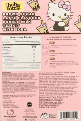 Asha Hello Kitty Brown Sugar Latte Bubble Milk Tea Kit with Boba - 4-1.9 Oz - Image 5