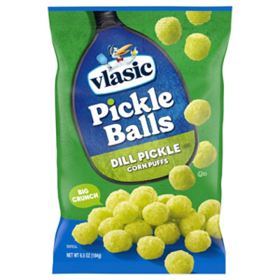 Vlasic Dill Pickle Ball Corn Puffs - 6.5 Oz - Image 1
