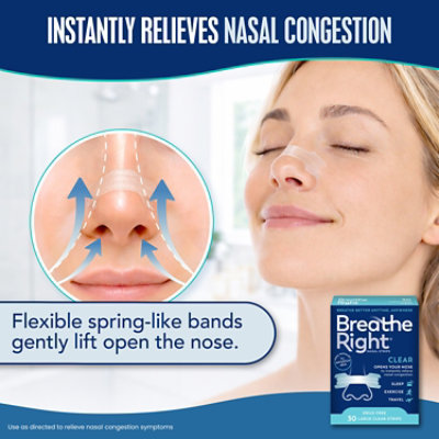 Breathe Right Clear Strip Large - 30 CT - Image 2