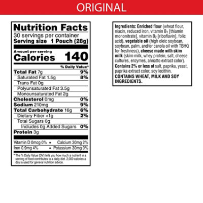 Cheez-It Original Baked Snack Crackers - 30 Oz - Image 6