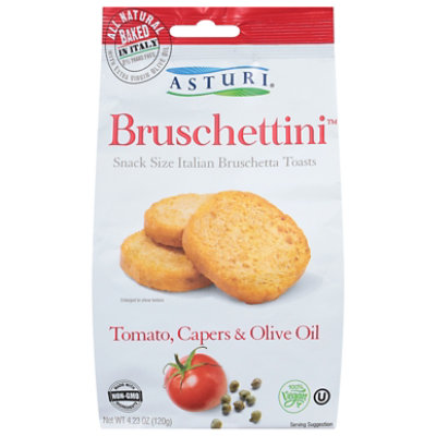 Asturi Brischettoni Tomato Capers Olive Oil - 4.23 OZ - Image 2