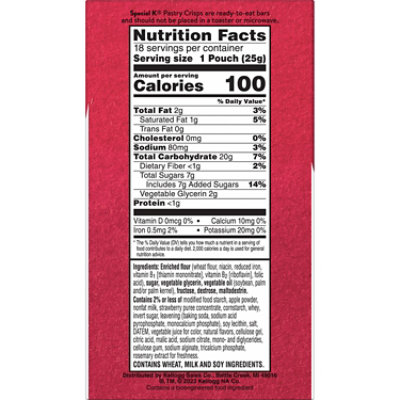 Kellogg's Special K Strawberry Pastry Crisp Bar - 15.84 Oz - Image 8