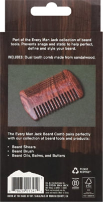Every Man Jack Beard Comb - 1 PC - Image 4