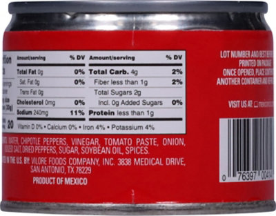 La Costena Chipotle Peppers In Adobo Sauce - 4.6 OZ - Image 5