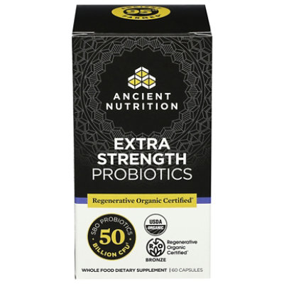 Ancient Nutrition Xtra Strength Probiotics - 60 CT - Image 1