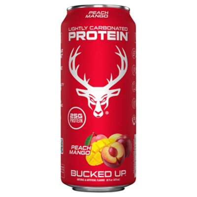 Bucked Up Protein Peach Mango - 16 OZ - Image 2