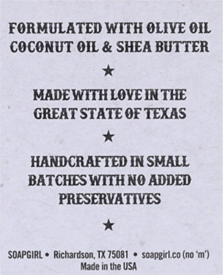 Soapgirl Wildflower Soap - 5OZ - Image 4