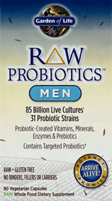 Garden Of Life Raw Probiotics Men - 90 CT - Image 2