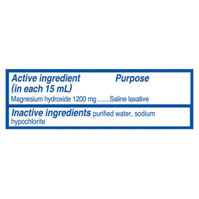 Phillips Milk of Magnesia Sugar Free Original Saline Laxative - 4 Fl. Oz. - Image 4