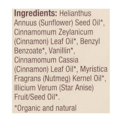 Natures Answer Essential Oil Vanilla Cinnamon Blend Organic - 0.5 OZ - Image 4