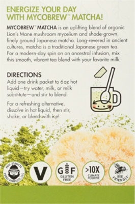 Host Defense Mycobrew Matcha 10pk - 1 OZ - Image 6