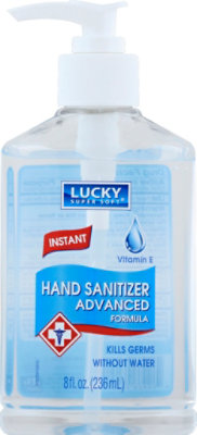 Lucky Super Soft Advance Formula With Vitamin E Instant Hand Sanitizer - 8 Fl. Oz. - Image 2