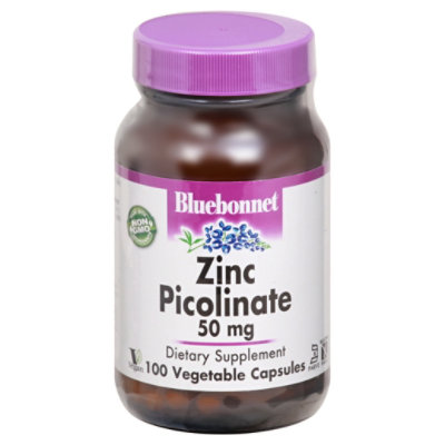Bluebonnet Zinc Picolinate 50mg - 100 CT - Image 3