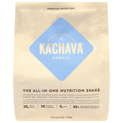 Kachava Nutrition Shake Vanilla - 15.3 OZ - Image 1