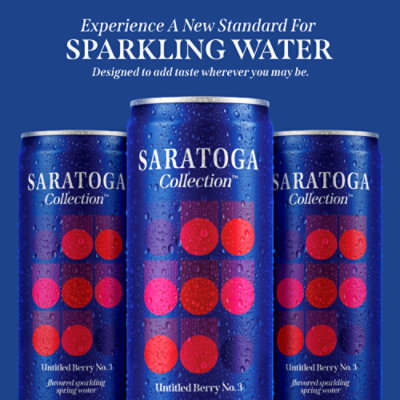 Saratoga Spring Sparkling Water Berry - 72 OZ - Image 3