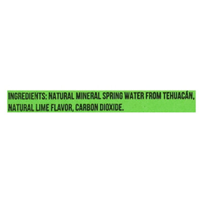 Tehuacan Brillante Lime Flavor Sparkling Natural Mineral Water - 12-12 Fl. Oz. - Image 4
