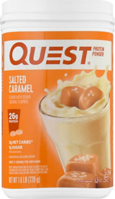 Quest Salted Caramel Milkshake Protein Powder - 25.6 Oz - Image 2