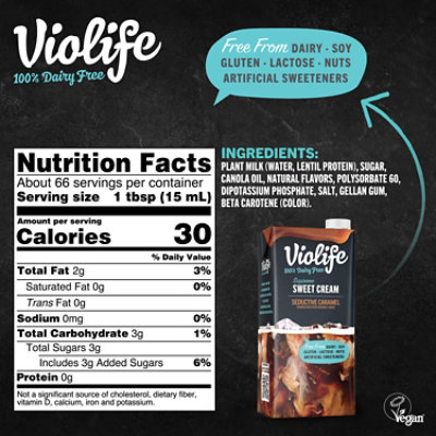 Violife Coffee Creamer Caramel - 33.8 FZ - Image 5
