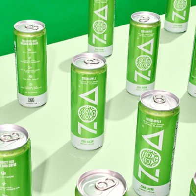 Zoa Green Apple Zero Sugar Energy Drink - 12 Fl. Oz. - Image 2