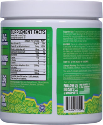Vmi Kxr Sport Pez Pre Workout Sour Apple - 8.04 OZ - Image 4