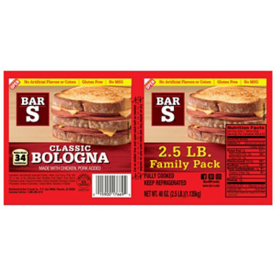 Bar S Classic Bologna Twin Pack - 40 OZ - Image 3