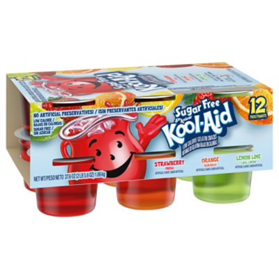 Kool Aid Strawberry, Orange, Lemon Lime Ready-To-Eat Gelatin Cups - 42 Oz - Image 4