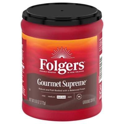 Folgers Gourmet Supreme Ground Coffee Canisters - 9.6 Oz - Image 2