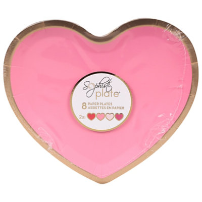 Love Notes Heart Salad Plate - 1 EA - Image 3