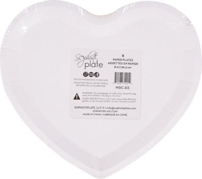 Love Notes Heart Salad Plate - 1 EA - Image 4