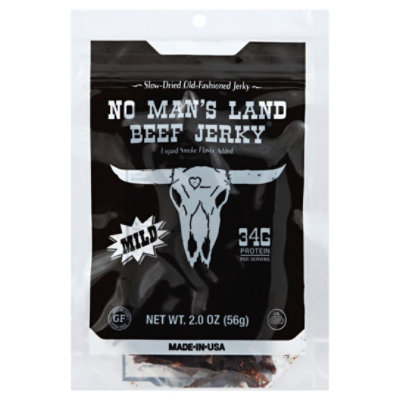 No Man’s Land Milk Beef Jerky - 2 Oz - Image 1