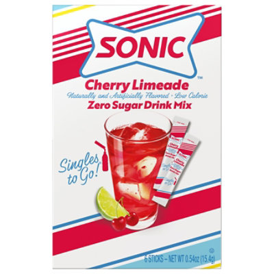 Sonic Singles To Go Cherry Limeade - 6 Count