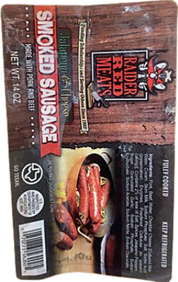 Raider Red Jala Cheese Sausage - 14 OZ - Image 1