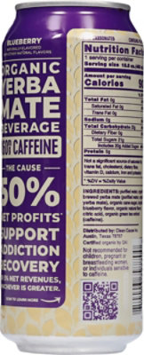 Clean Cause Blueberry Organic Yerba Mate Non-Carbonated Beverage - 15.5 Oz - Image 6