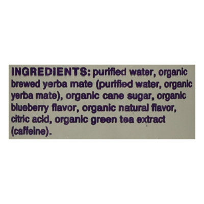 Clean Cause Blueberry Organic Yerba Mate Non-Carbonated Beverage - 15.5 Oz - Image 5