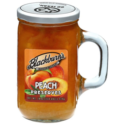 Blackburn's Peach Preserves - 18 Oz - Image 1
