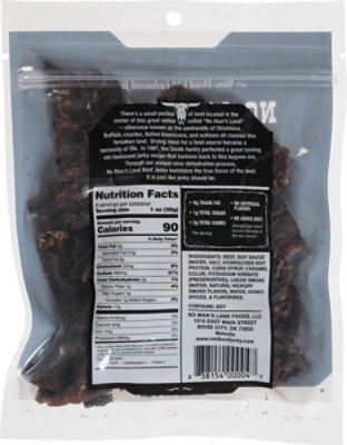 No Man’s Land Mild Beef Jerky - 6 Oz - Image 6