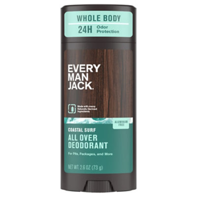 Every Man Jack Stick Deodorant Coastal Surf - 2.6 OZ - Image 1