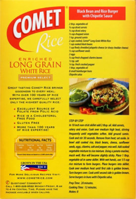Comet Long Grain Enriched Rice - 28 OZ - Image 6