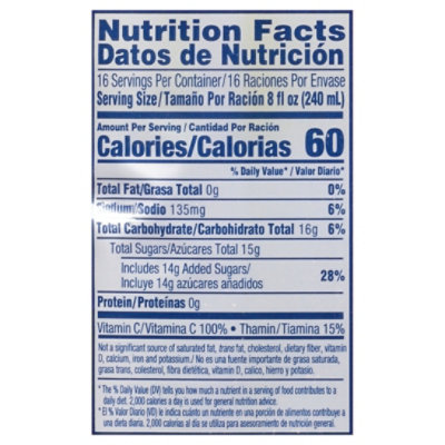 Sunny D 100% Vitamin C Fruit Punch - 128 Fl. Oz. - Image 4